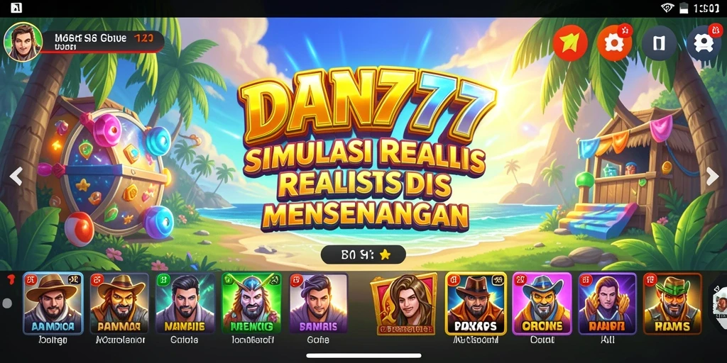 Tampilan gameplay DAN777 yang menarik dan interaktif.