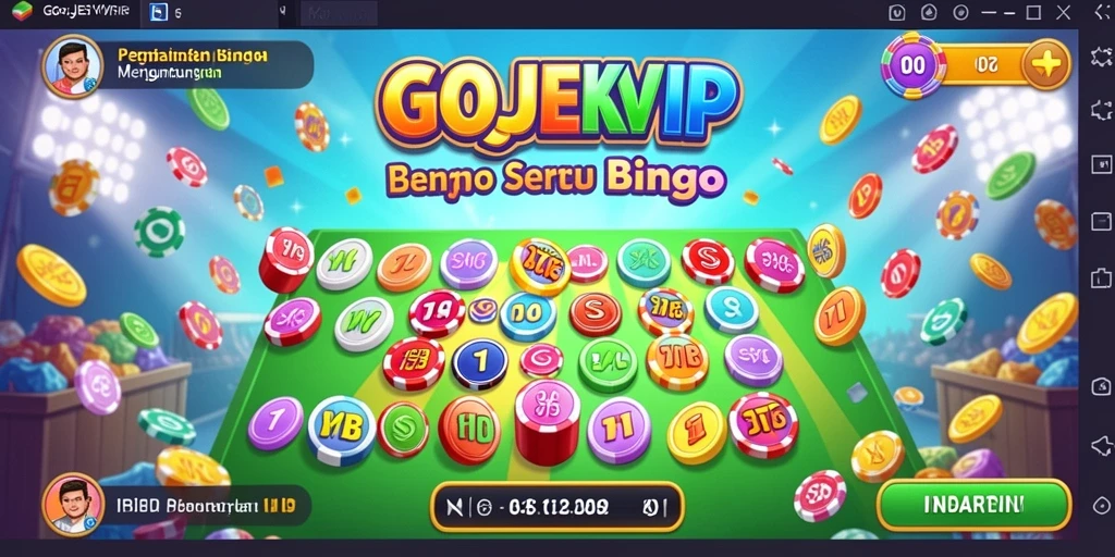 Tampilan seru dari gameplay Bingo di GOJEKVIP.