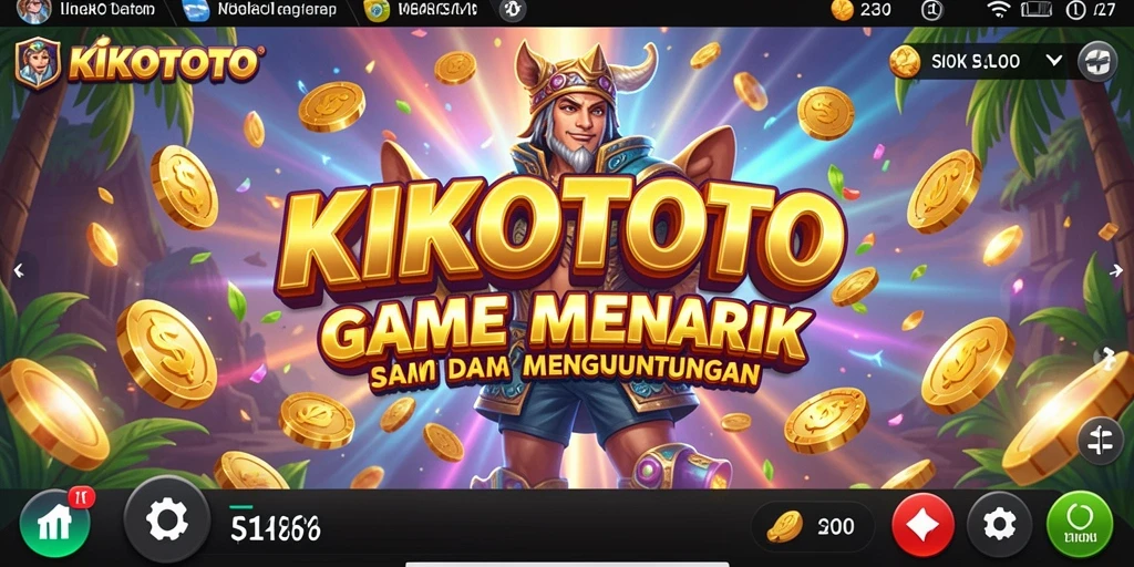 Screenshot gameplay KIKOTOTO menampilkan pengalaman bermain yang mendebarkan.