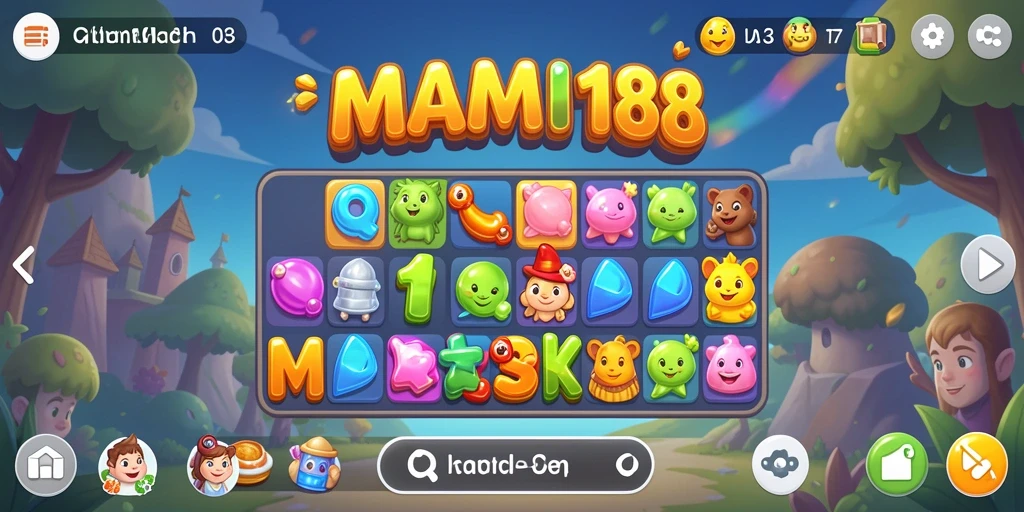 Gameplay seru MAMI188 dengan grafis menarik dan tantangan Match-3.