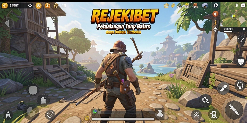 Tampilan gameplay <strong>REJEKIBET</strong> yang mengagumkan dan dunia terbuka yang luas.