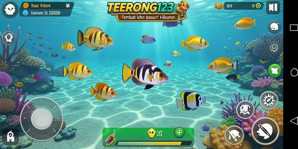 Tampilan gameplay seru dalam TERONG123, penuh warna dan animasi menarik.