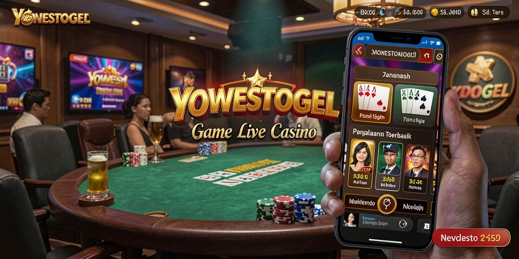 Tampilan gameplay menarik dari YOWESTOGEL di Live Casino.